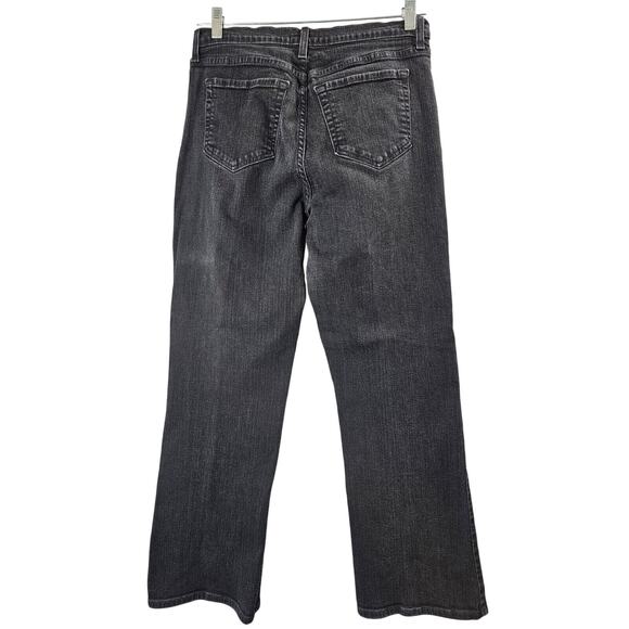 Womens Sz 12 Black High-Rise Bootcut Made in USA Not Your Daughters Jean - Picture 2 of 10